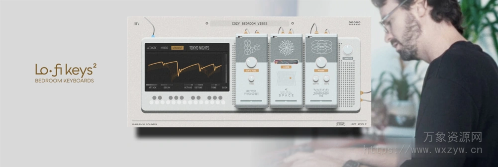 [新一代升级版：低保真乐器插件]Karanyi Sounds Lofi Keys 2 v1.0.0 Regged Incl. DLC [WiN, MacOSX]（324MB+402MB）