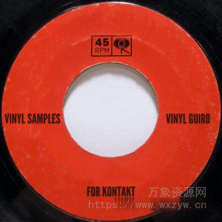 [黑胶唱片打击乐采样音源]PastToFutureReverbs Vinyl Guiro Percussion for KONTAKT Vol.2! [KONTAKT, WAV]（5.18MB）