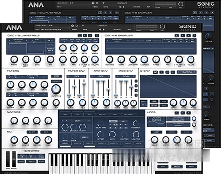 [ANA 2合成器]Sonic Academy ANA 2 v2.5.5 Regged-R2R [WiN, MacOSX]（355.8MB+394.4MB）