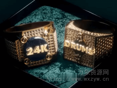 [嘻哈鼓]Native Instruments 24K Drums [KONTAKT]（250MB）