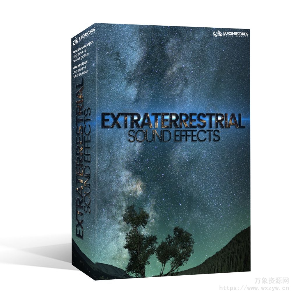 [科幻音效样本包]Burgh Records Extraterrestrial Sci-Fi Sound Effects [WAV]（389MB）
