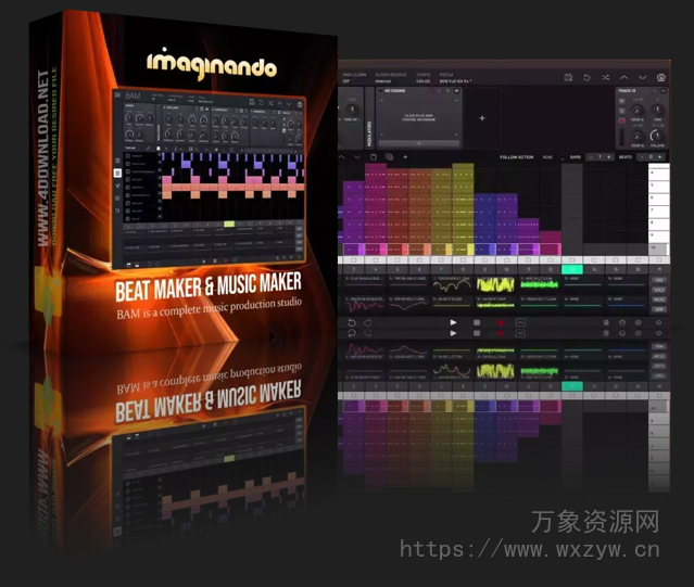 [节拍制作器]Imaginando BAM v1.5.1 U2B [MacOSX]（631.9MB）