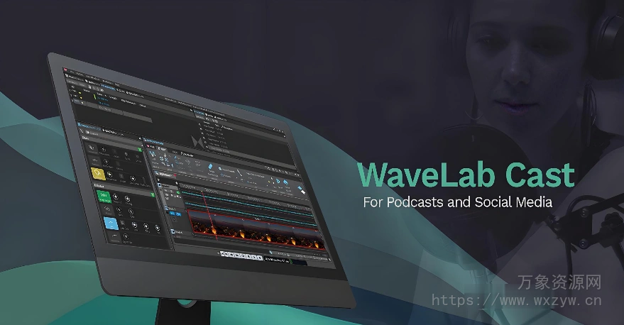 [播客音频编辑软件]Steinberg WaveLab Cast v2.0.50 VR [WiN, MacOSX] （176.6MB+351.15MB）