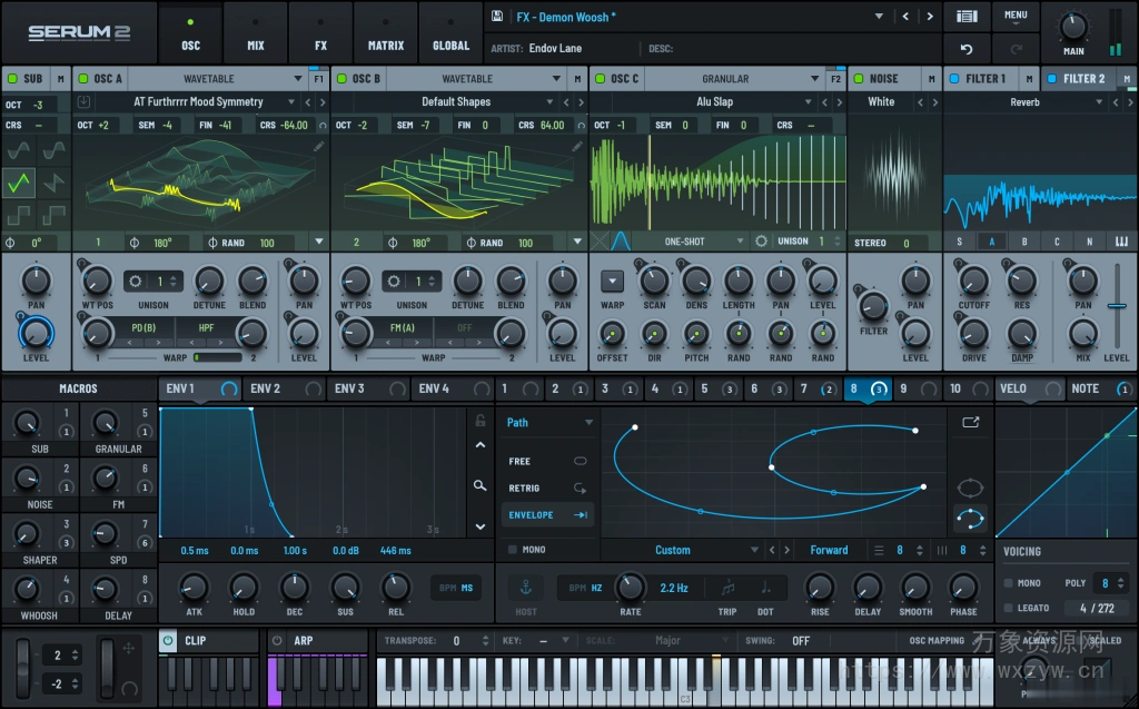 [更新：血清合成器2] Xfer Records Serum v2.0.24+使用教程 [WiN, MacOSX]（1.22GB+）
