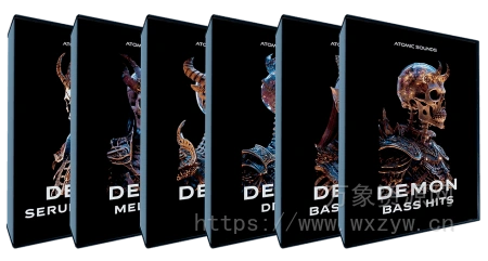 [贝斯样本终极合集]Atomic Sounds DEMON Collection [WAV, MiDi, Synth Preset] （203MB）