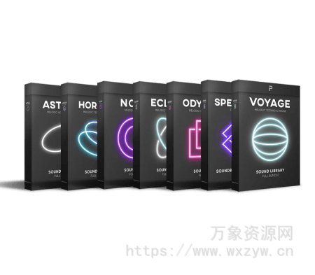 [Techno & House风格采样包套装]The Producer School Melodic Techno Bundle [WAV, MiDi, Synth Presets, DAW Templates]（2.32GB）