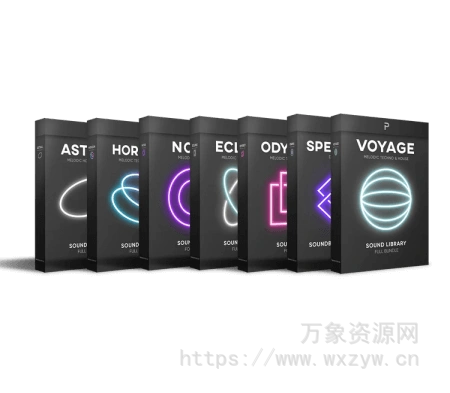 [Techno & House风格采样包套装]The Producer School Melodic Techno Bundle [WAV, MiDi, Synth Presets, DAW Templates]（2.32GB）