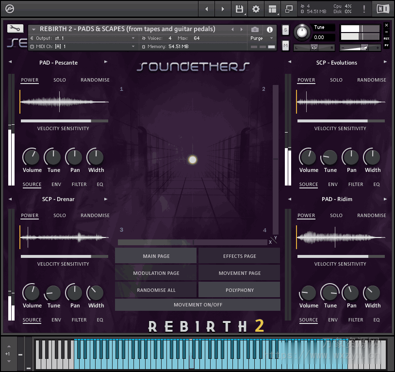 [氛围音源]Soundethers Rebirth 2 [KONTAKT]（1GB）