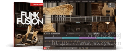 [EZbass扩展五弦电贝司]Toontrack Funk Fusion EBX [EBX]（1.09GB）