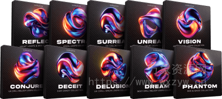 [Trap陷阱素材]Cymatics CARNAGE UK and Sexy Drill Collection [WAV, MiDi]（1.77GB）