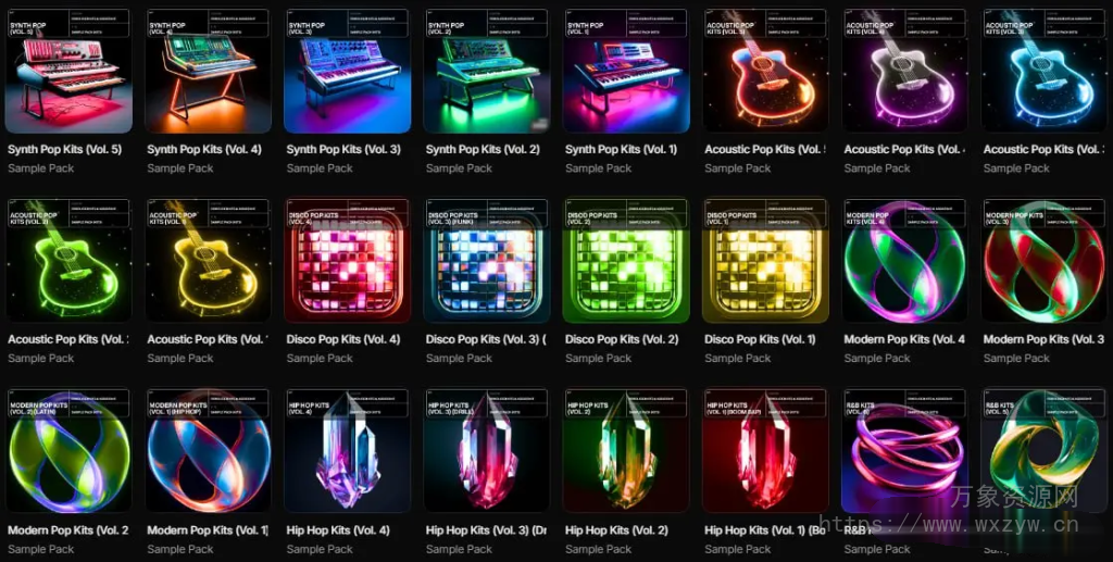 [EDM多风格采样合集]Producer Assistant Sample Collection [WAV, MiDi]（16GB+）