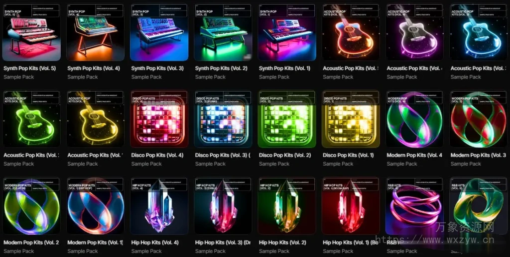 [EDM多风格采样合集]Producer Assistant Sample Collection [WAV, MiDi]（16GB+）