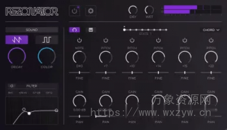 [谐振器插件]Xynth Audio Rezonator v1.0.9 [WiN, MacOSX]（5.48MB+14.6MB）