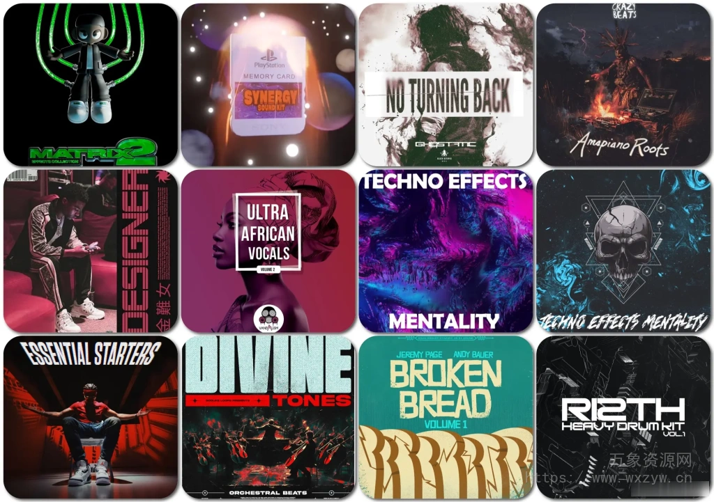 [2025.2 EDM多风格采样包合集]SAMPLE PACK BUNDLE 2025.2 VOL.1 [WAV, MiDi]（136GB+）