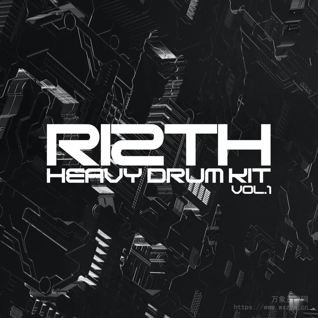 [回响重拍鼓组采样]RIZTH Sound Heavy Drum Kit Vol.1 [WAV]（134MB）