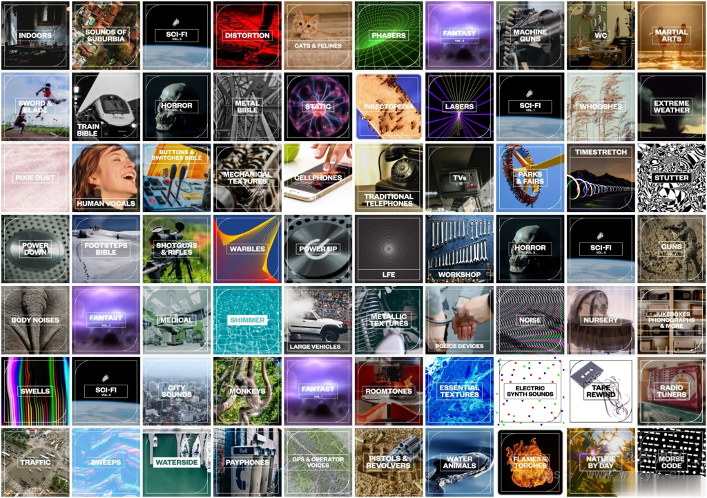 [2025 Blastwave FX影视后期制作音效采样合集]Blastwave FX Sample Collection Vol.1（80GB+）