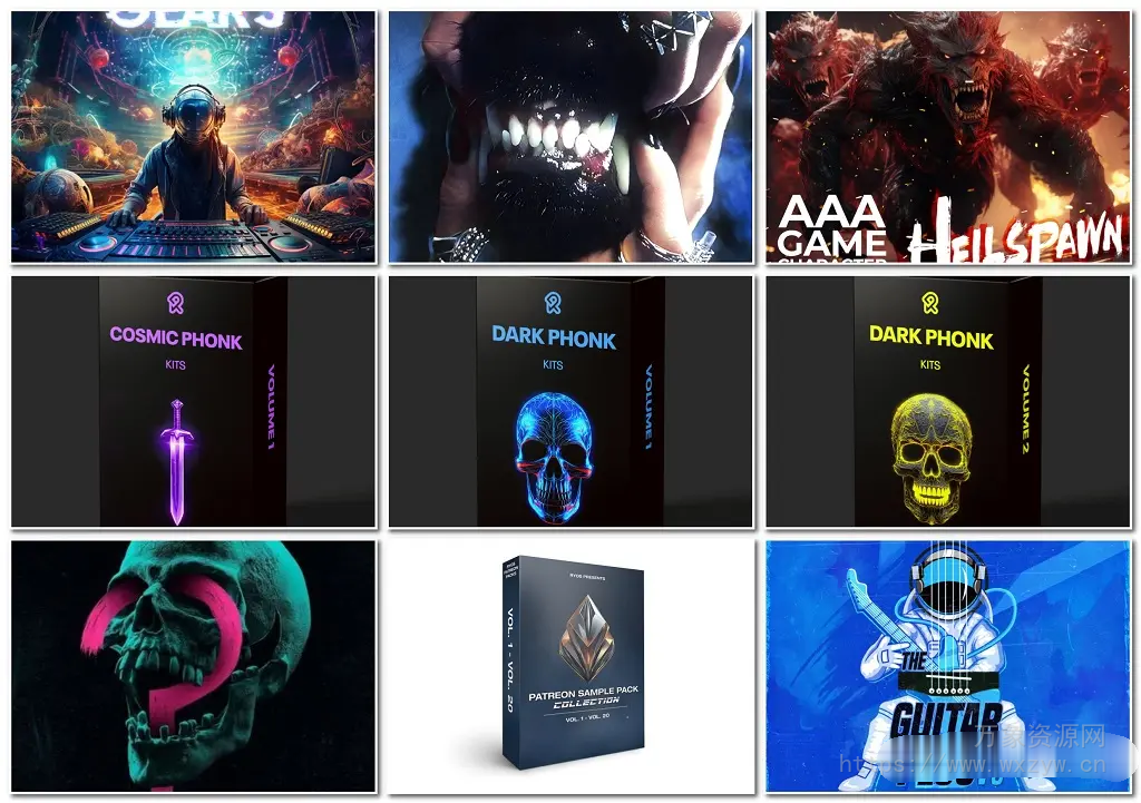 [2025 EDM多风格采样包合集]SAMPLE PACK BUNDLE 2025 [WAV, MiDi]（6GB）