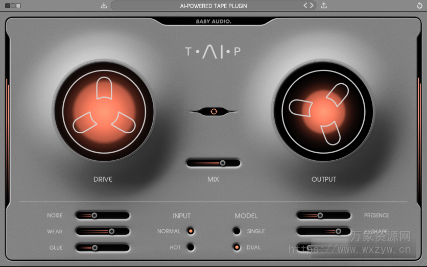 [AI人工智能磁带模拟器]BABY Audio TAIP v1.6  [WiN, MacOSX]（44MB+73MB）