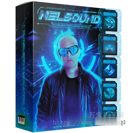 [格莱美都市音乐流派捆绑包]Midilatino The Nelsound Bundle v1.0.0 [WAV, MiDi, Synth Presets] [WiN, MacOSX]（5.58GB）