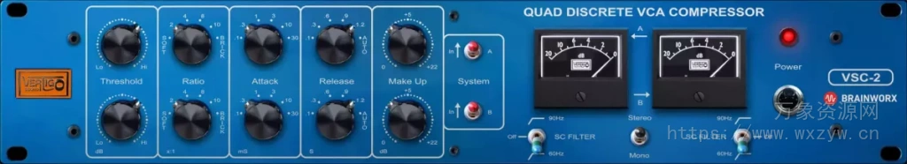 [经典总线压缩器]Plugin Alliance Vertigo VSC-2 v1.15.1 [MacOSX]（19MB）