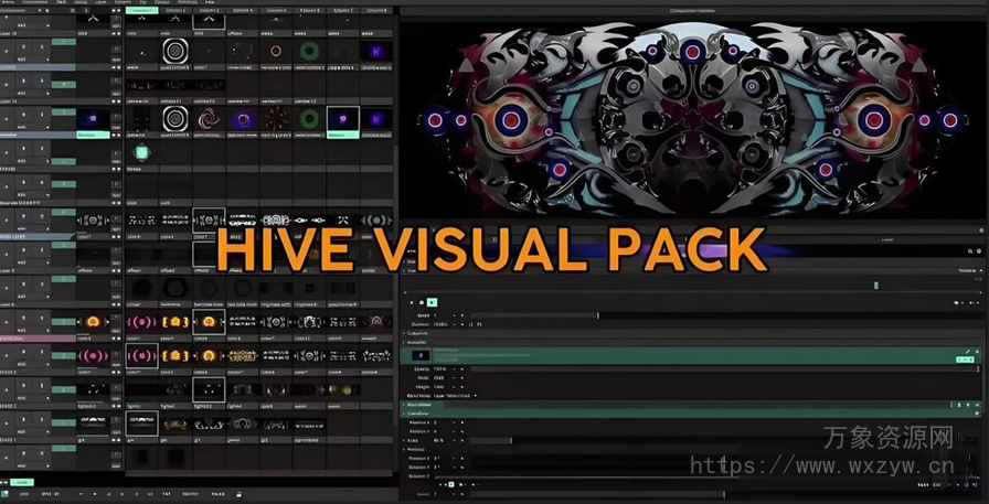[Resolume Arena预置电子乐]TAS Visuals HIVE Visual Pack（9.59GB）