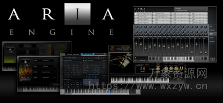 [采样器/合成引擎插件]Plogue ARIA Engine v1.9.7.7 [WiN, MacOSX]（4.5MB+9.49MB）