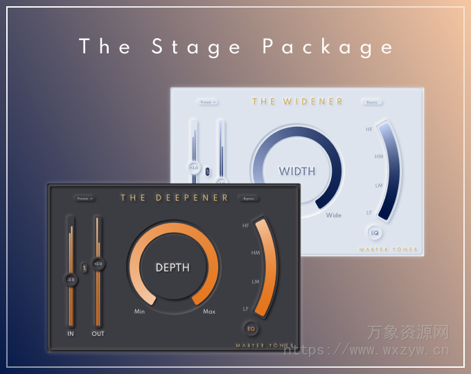 [魔力声场处理套件]Master Tones The Stage Package（The Deepner & The Widener ）[WiN]（21.86MB）