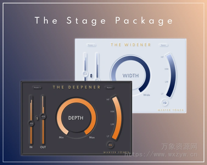 [魔力声场处理套件]Master Tones The Stage Package（The Deepner & The Widener ）[WiN]（21.86MB）