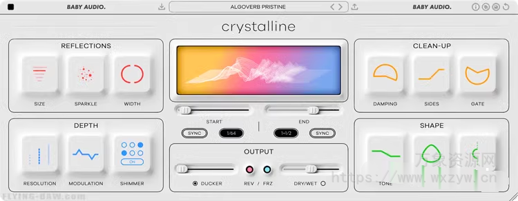 [新一代算法混响]Baby Audio Crystalline v1.8 Incl License [WiN, MacOSX]（63MB+37MB）