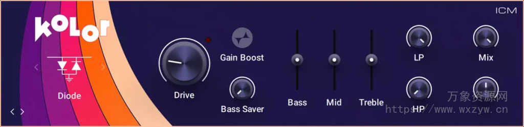 [强大的失真插件]Native Instruments Kolor 1.3.3 [MacOSX]（93.92MB）