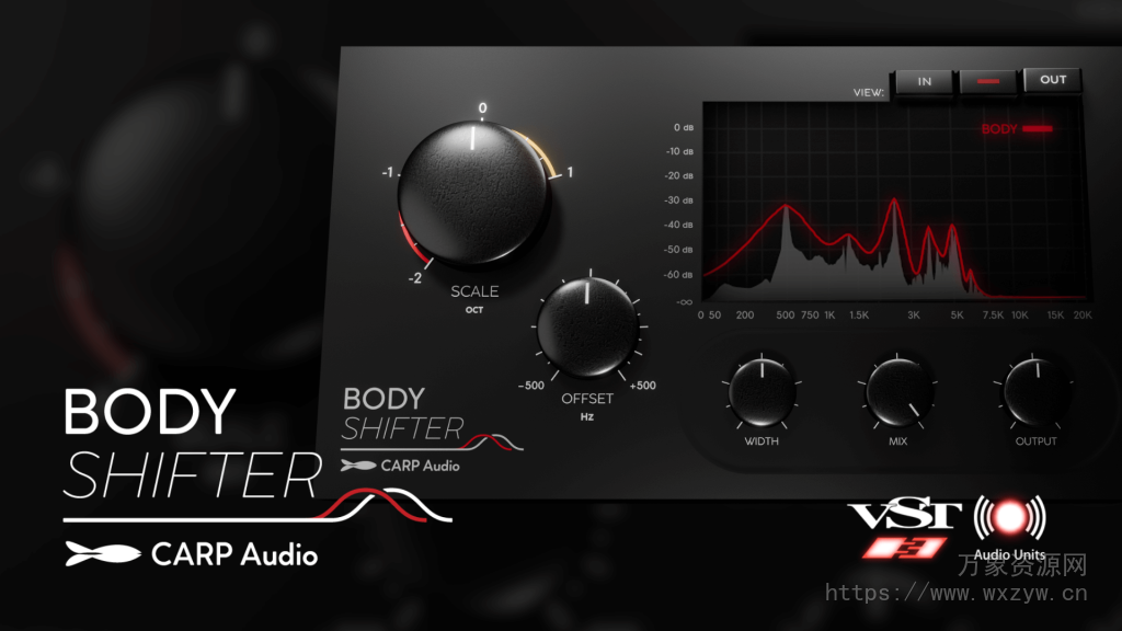 [创新型频谱处理插件]CARP Audio Body Shifter v1.1.1 REGGED [WiN]（10MB）