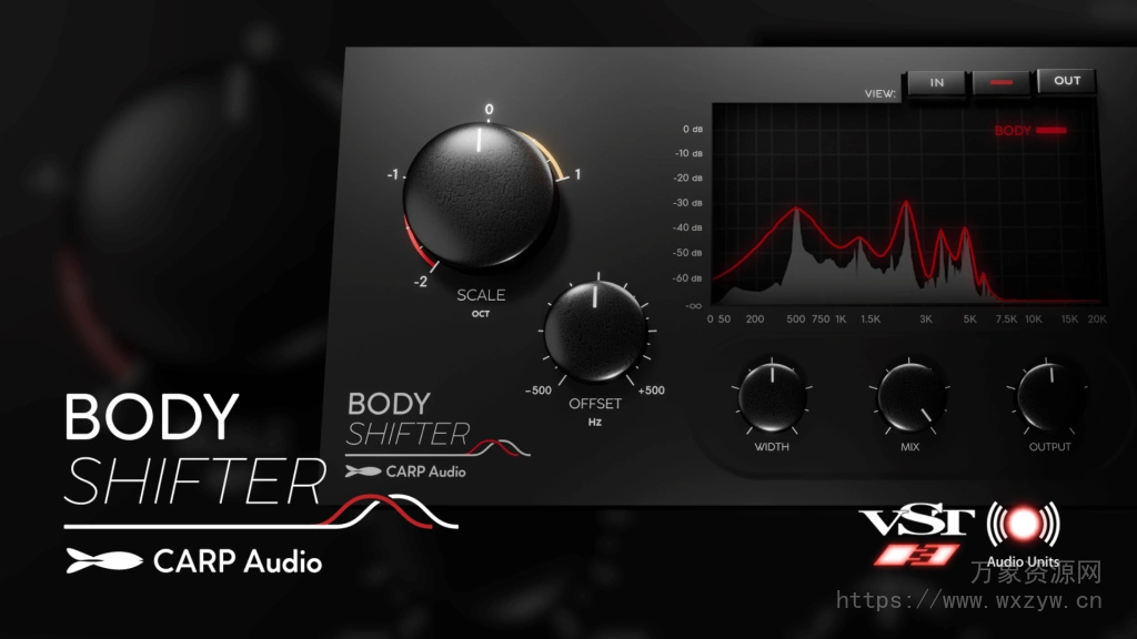 [创新型频谱处理插件]CARP Audio Body Shifter v1.1.1 REGGED [WiN]（10MB）