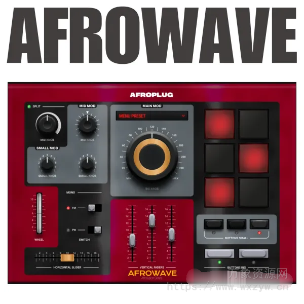 [一体化终极 Afrobeats 和 Afropop 插件]AfroPlug Afrowave Lite VST3 AU [WiN, MacOSX]（69MB）