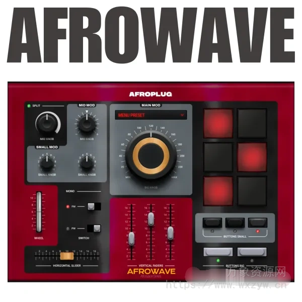 [一体化终极 Afrobeats 和 Afropop 插件]AfroPlug Afrowave Lite VST3 AU [WiN, MacOSX]（69MB）