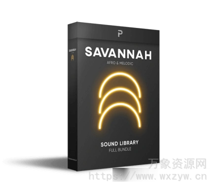 [非洲节奏采样Serum预置FL模板Ableton模板]The Producer School Savannah Afro House Music and Melodic Sample Packs [WAV, MiDi]（1.07Gb）