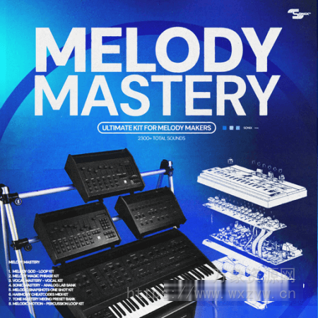[氛围嘻哈陷阱RnB素材]KXVI Melody Mastery [多格式]（19.8GB）