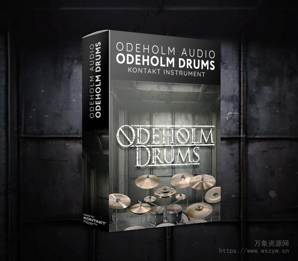 [神中神现代金属鼓音源]Odeholm Audio Odeholm Drums [KONTAKT]（14.7GB）
