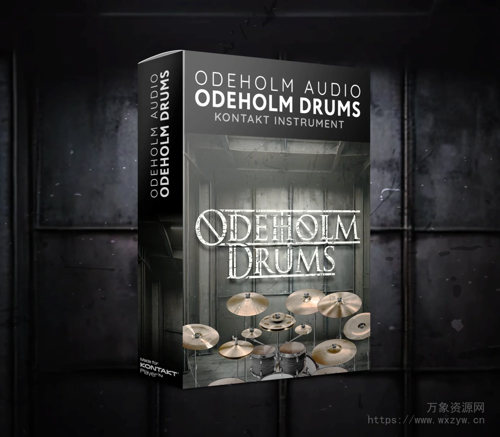 [神中神现代金属鼓音源]Odeholm Audio Odeholm Drums [KONTAKT]（14.7GB）