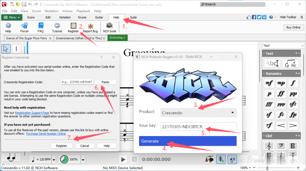 [乐谱编辑软件]NCH Software Crescendo Masters v11.02 [WiN]（5MB）