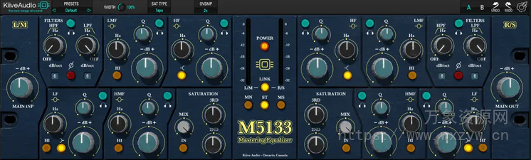 [母带处理均衡器插件]Kiive Audio M5133 Incl Keys v1.0.2 [WiN, MacOSX]（56MB+312MB）