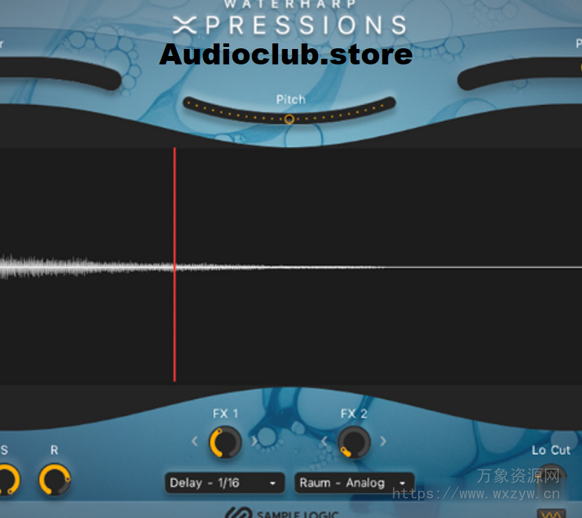 [电影独特乐器效果音景音源]Sample Logic Waterharp Xpressions [KONTAKT]（2.81GB）