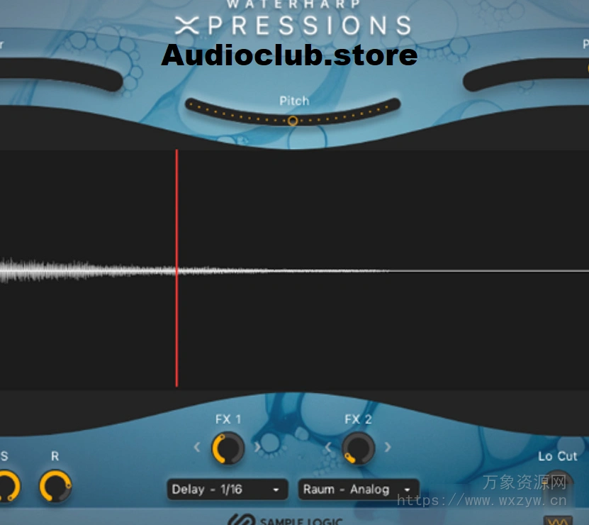 [电影独特乐器效果音景音源]Sample Logic Waterharp Xpressions [KONTAKT]（2.81GB）