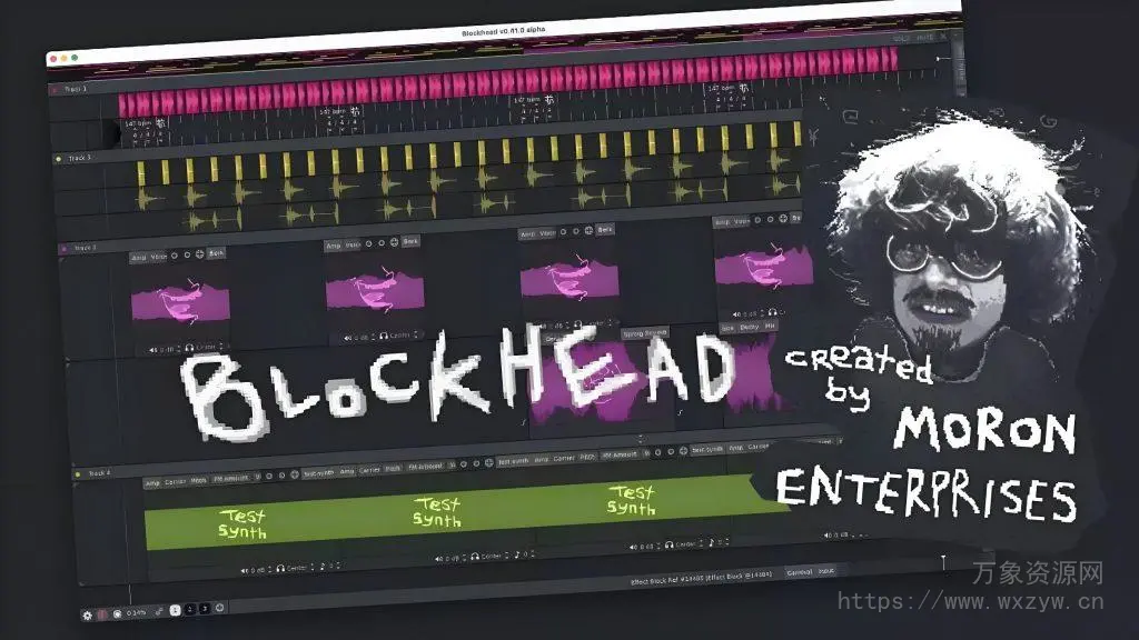 [实验性音频制作程序]Colugo Blockhead v0.43.0 alpha [WiN, MacOSX, LiNUX]（94MB）