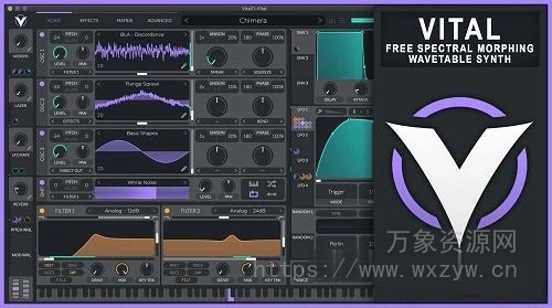 [媲美Serum的波表合成器]Vital Audio Vital Pro v1.5.5 [WiN, MacOSX, LiNUX]（1.99GB）