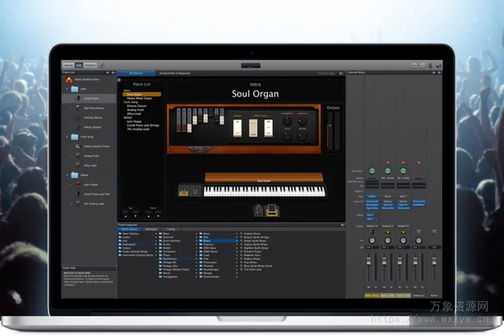 [苹果电脑现场演奏工具]Apple MainStage 3 v3.7.0 [MacOSX]（1.16GB）