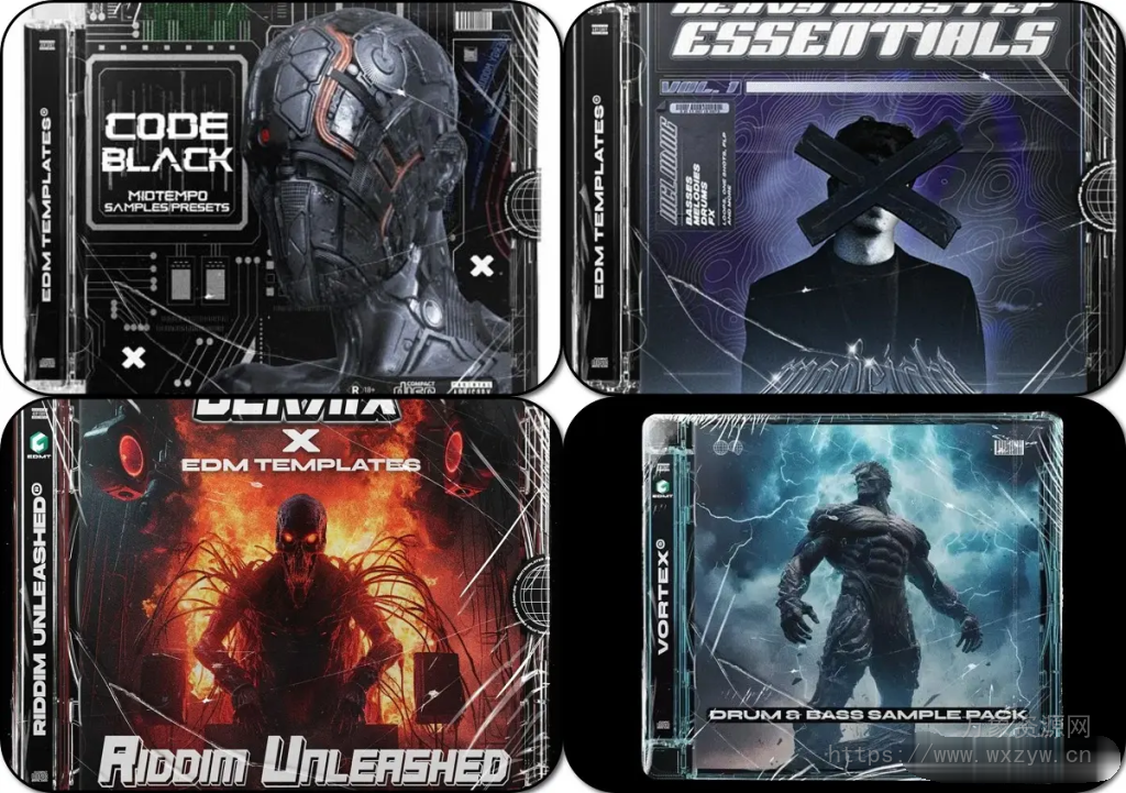 [23套电音嘻哈采样工程合集]EDM Templates Collection v2025.1（16G+）