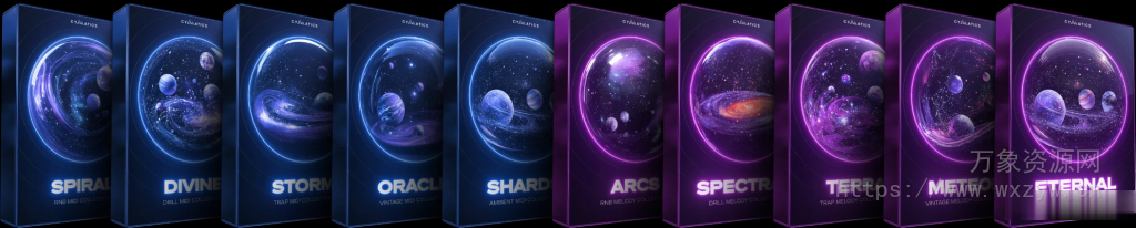 [全新Trap旋律样本集]Cymatics ETERNAL LAUNCH EDITION [WAV, MiDi]（1.66GB）