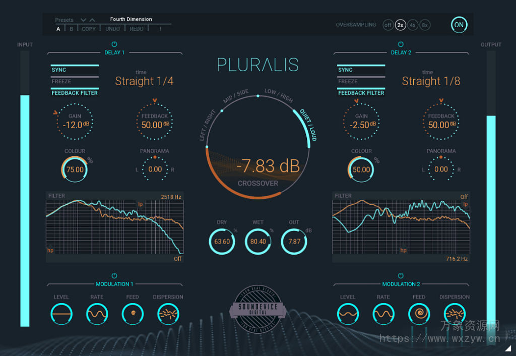 [独一无二的延迟插件]Soundevice Digital Pluralis v1.4 [WiN]（48.6MB）