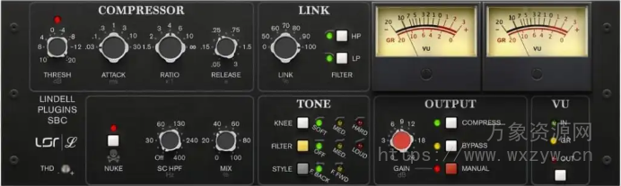 [模拟经典立体声总线压缩器]Plugin Alliance Lindell Audio SBC v1.0.4 [MacOSX]（46.60MB）