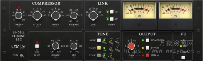 [模拟经典立体声总线压缩器]Plugin Alliance Lindell Audio SBC v1.0.4 [MacOSX]（46.60MB）